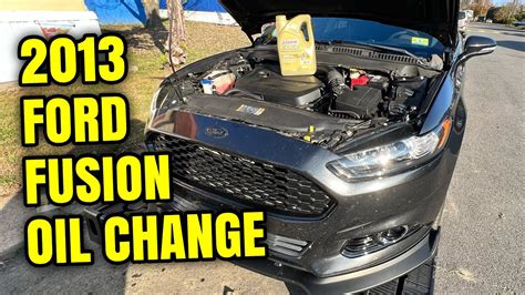 ford fusion oil change video